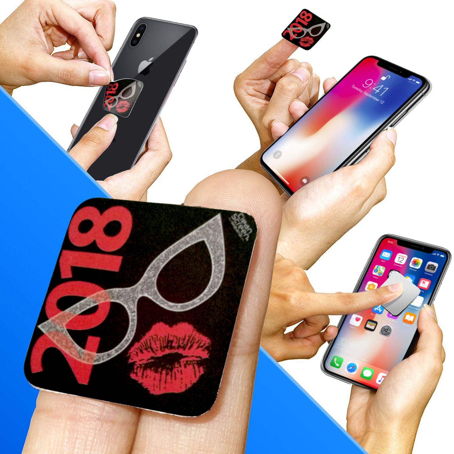 Cell Phone Screen Cleaning Sticker
