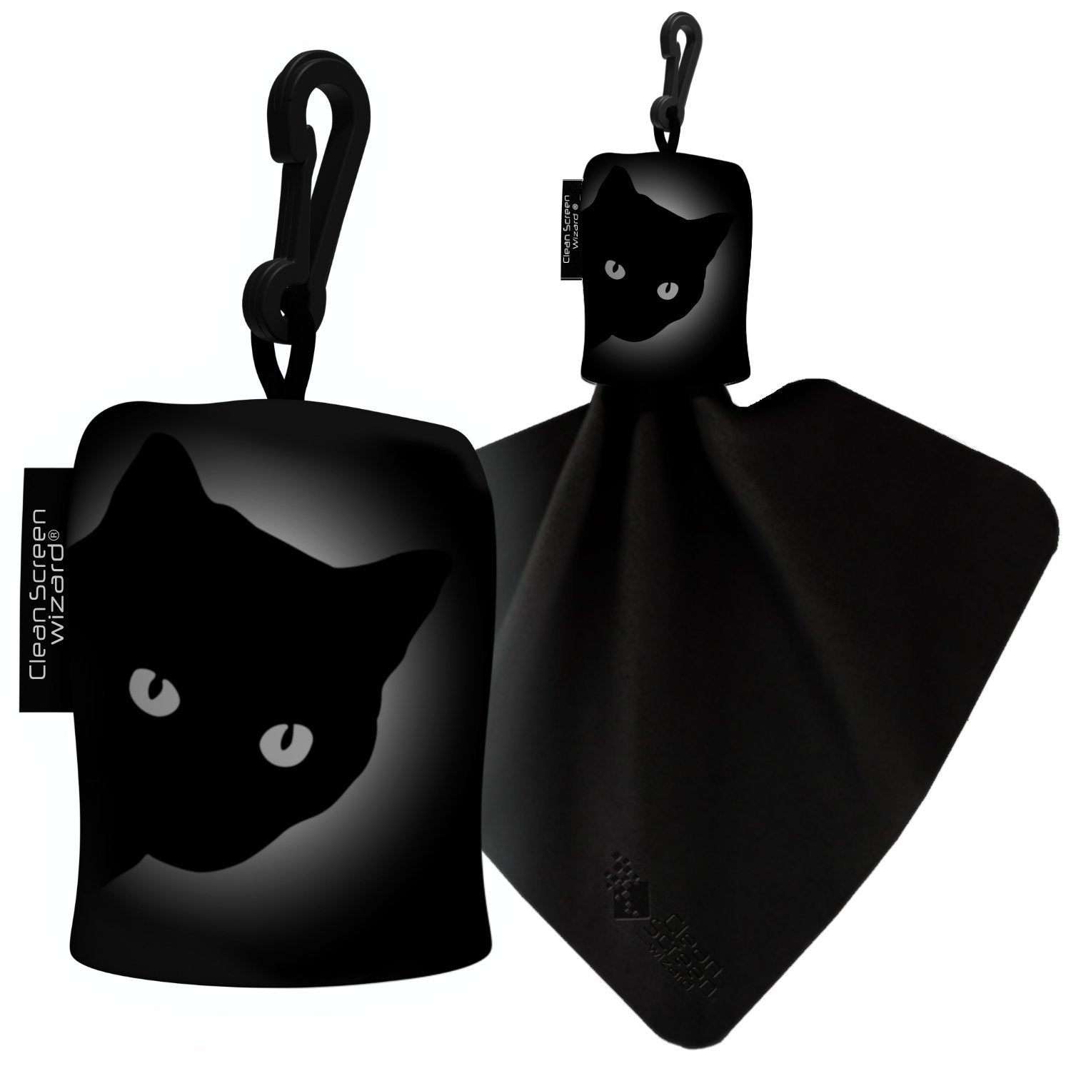 Clip-on Carry Case Microfibre Cleaning Cloth